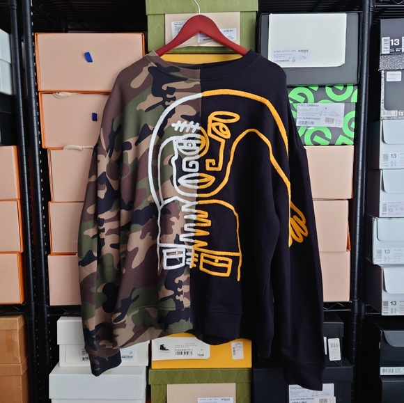 Haculla Jungle Camo Crew Sweater - Picture 1 of 6